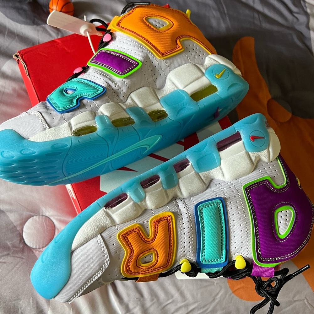 Nike jordan Air 96 limited edition size 10 . White , orange , blue , purple. - Picture 6 of 12
